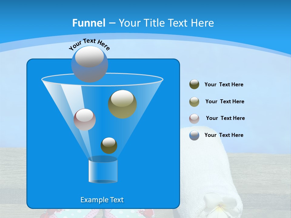 Colour Clothing Ocean PowerPoint Template