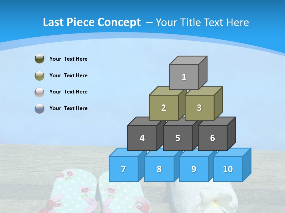 Colour Clothing Ocean PowerPoint Template