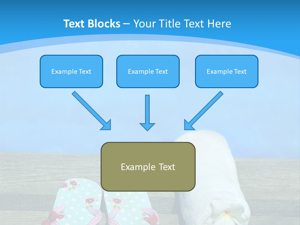 Colour Clothing Ocean PowerPoint Template