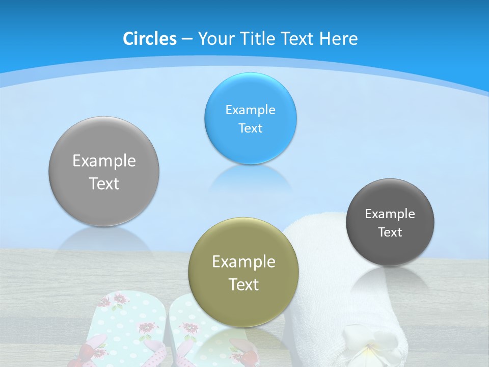 Colour Clothing Ocean PowerPoint Template