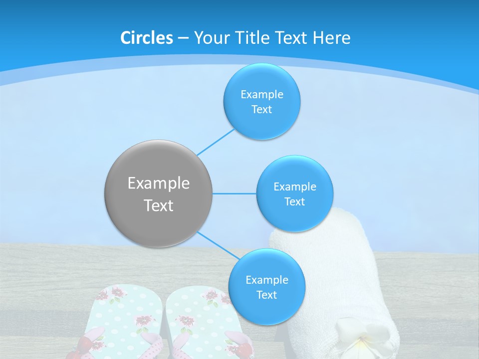 Colour Clothing Ocean PowerPoint Template