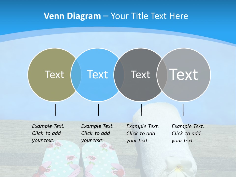 Colour Clothing Ocean PowerPoint Template