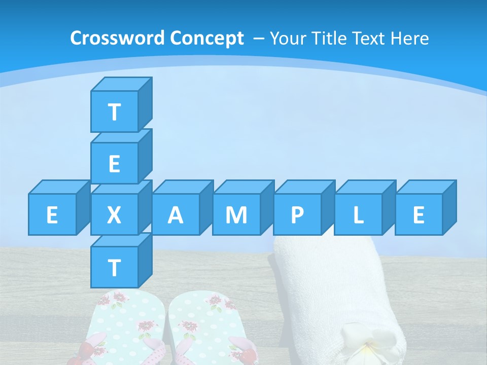 Colour Clothing Ocean PowerPoint Template