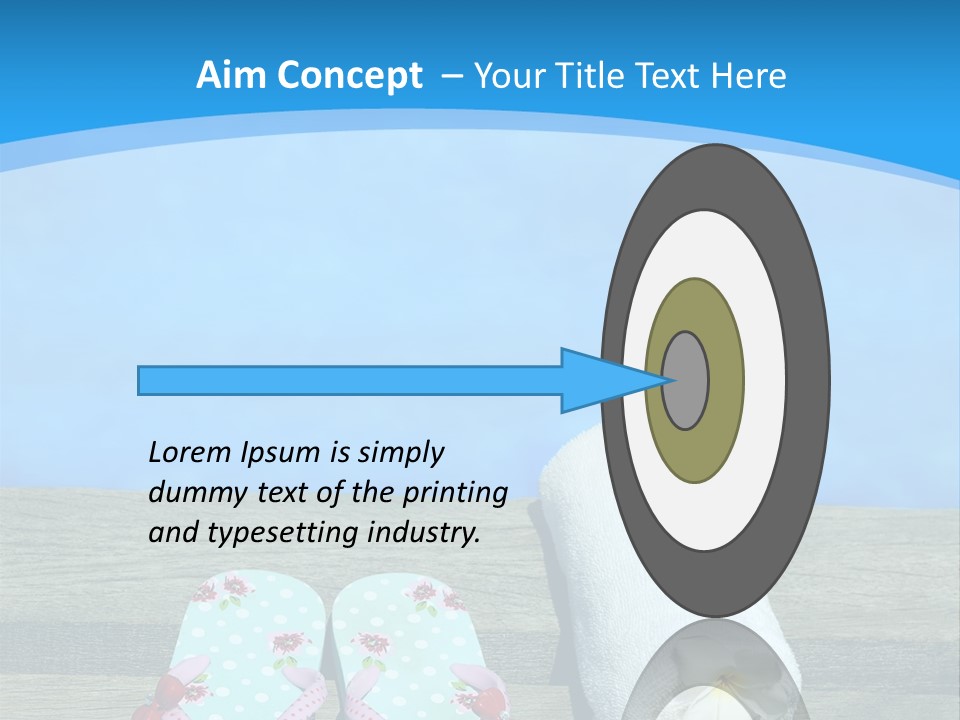 Colour Clothing Ocean PowerPoint Template