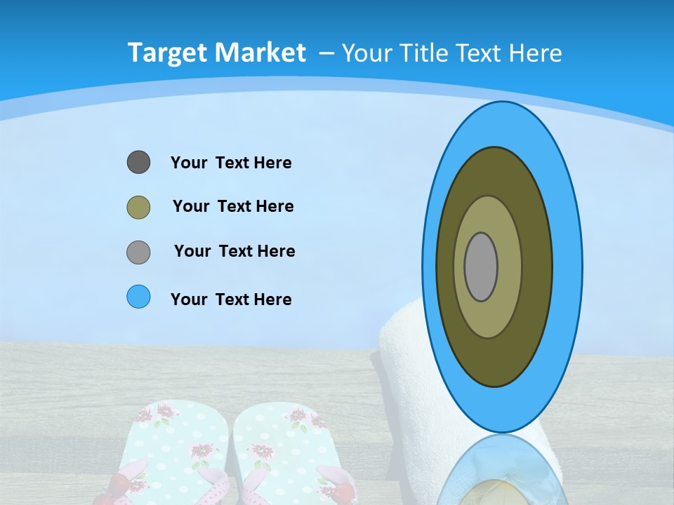 Colour Clothing Ocean PowerPoint Template