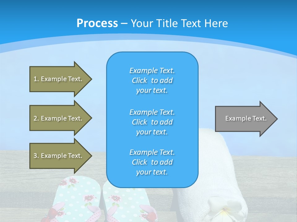 Colour Clothing Ocean PowerPoint Template
