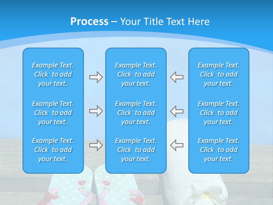 Colour Clothing Ocean PowerPoint Template