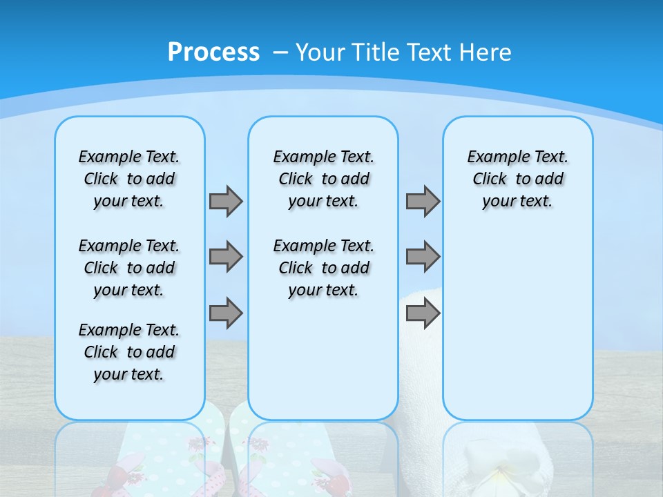 Colour Clothing Ocean PowerPoint Template