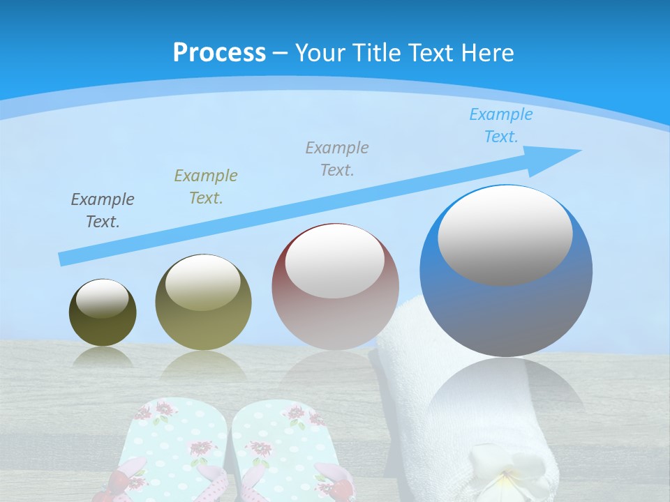 Colour Clothing Ocean PowerPoint Template