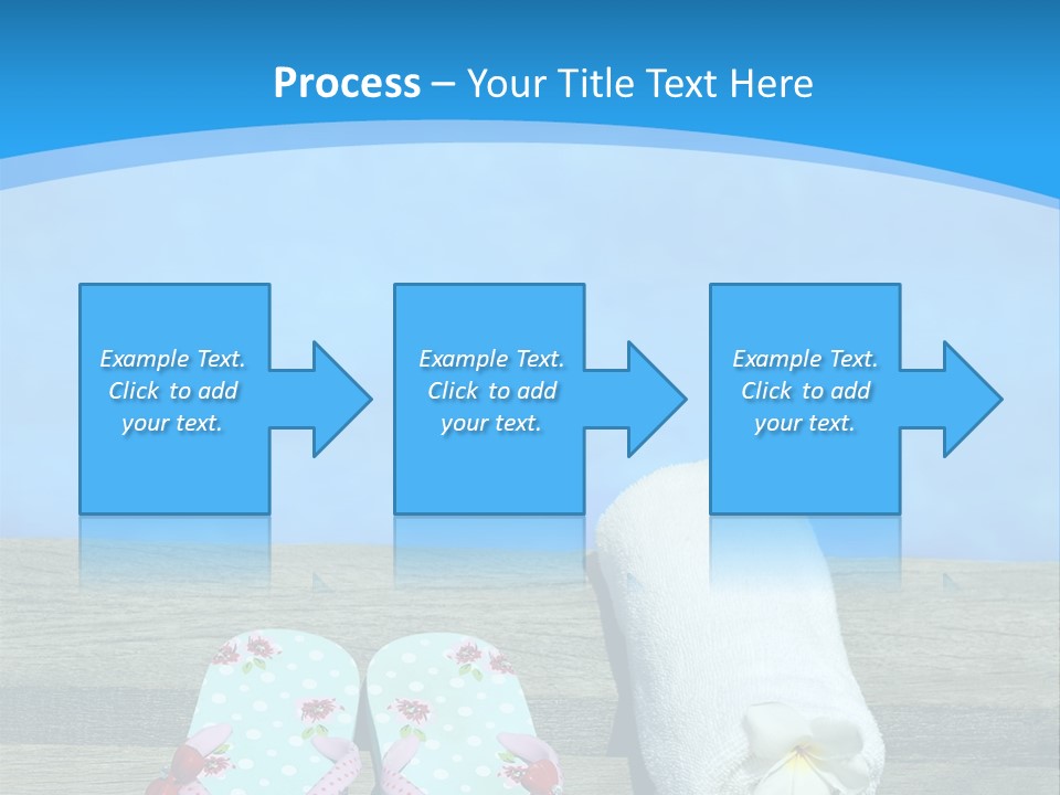 Colour Clothing Ocean PowerPoint Template