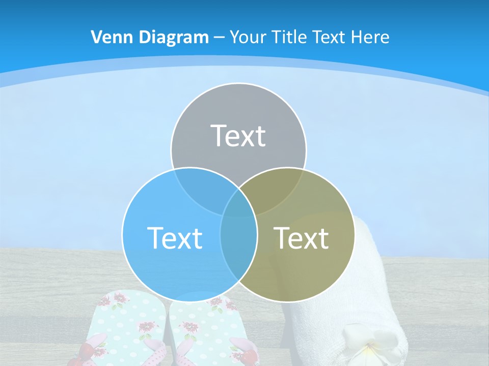 Colour Clothing Ocean PowerPoint Template