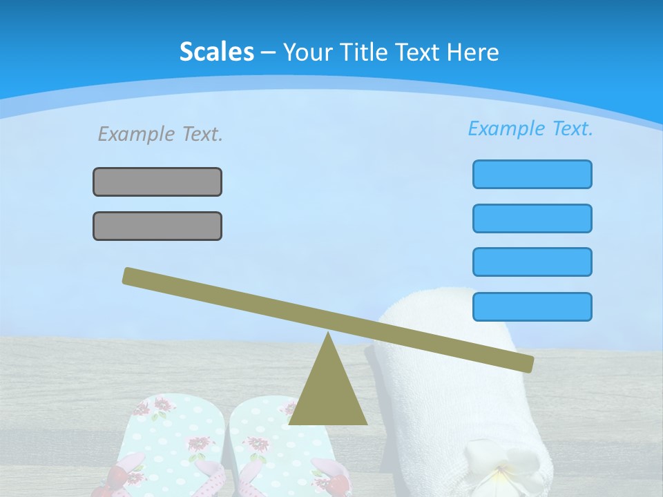 Colour Clothing Ocean PowerPoint Template