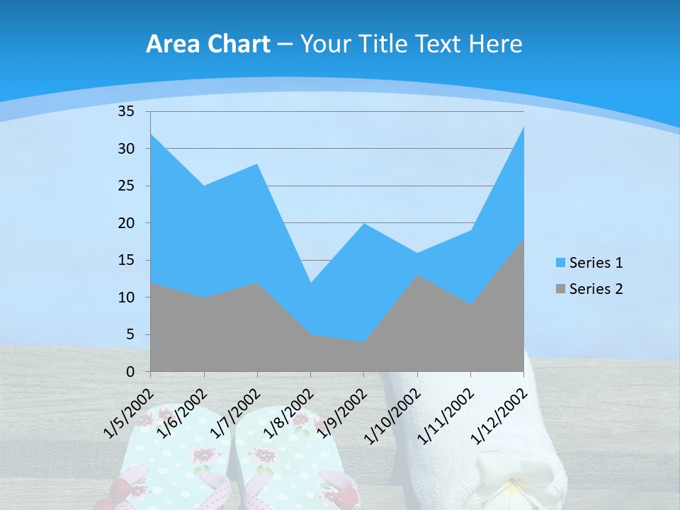 Colour Clothing Ocean PowerPoint Template