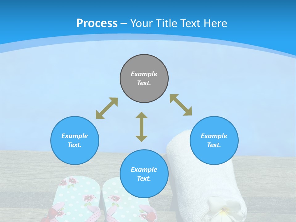 Colour Clothing Ocean PowerPoint Template