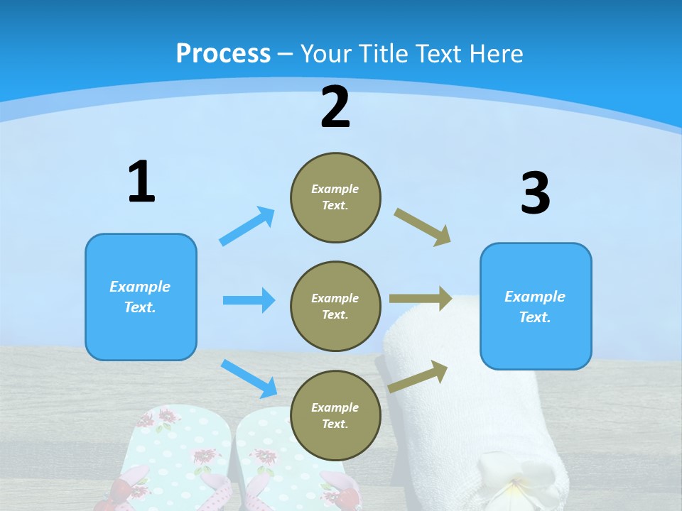 Colour Clothing Ocean PowerPoint Template