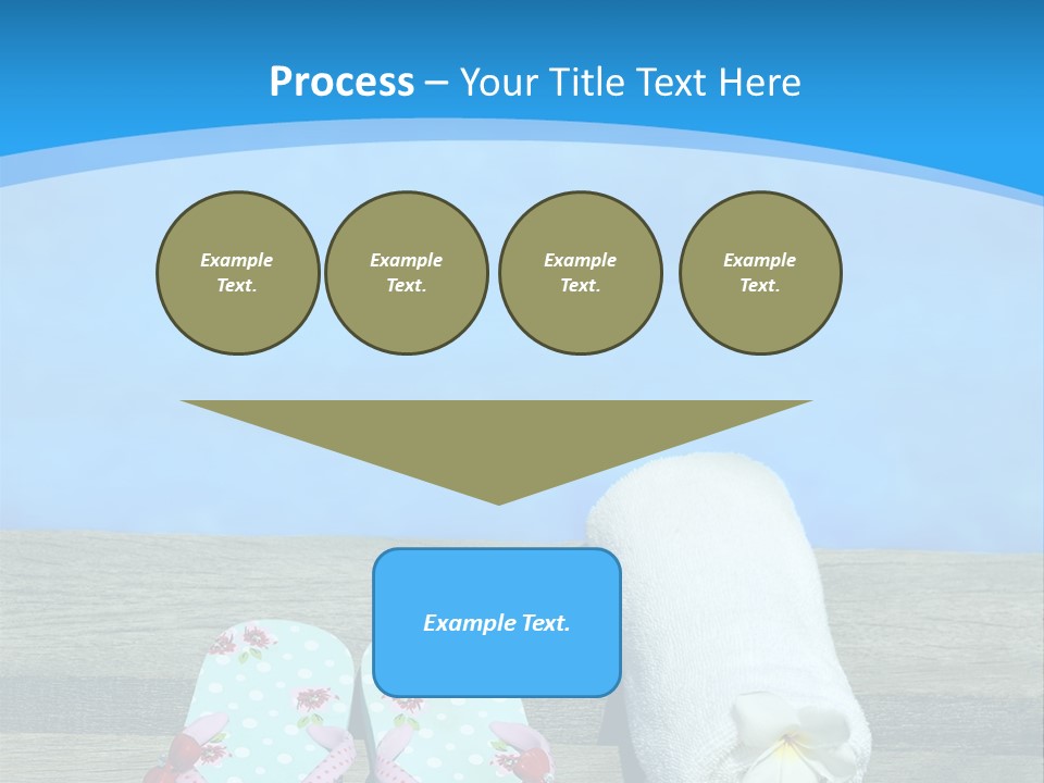 Colour Clothing Ocean PowerPoint Template