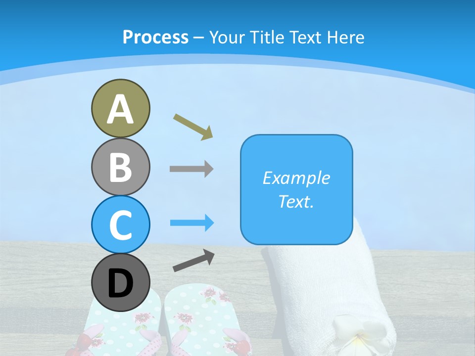 Colour Clothing Ocean PowerPoint Template