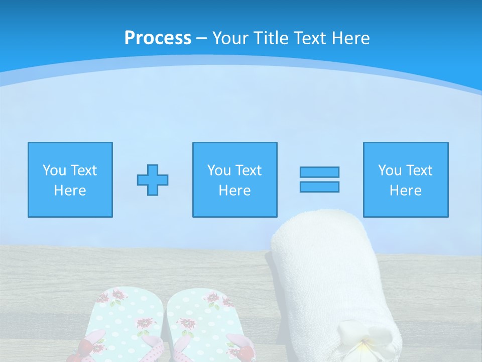 Colour Clothing Ocean PowerPoint Template