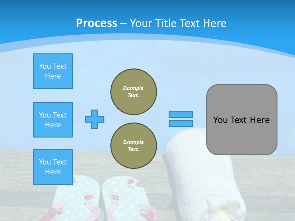 Colour Clothing Ocean PowerPoint Template