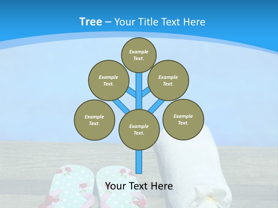 Colour Clothing Ocean PowerPoint Template