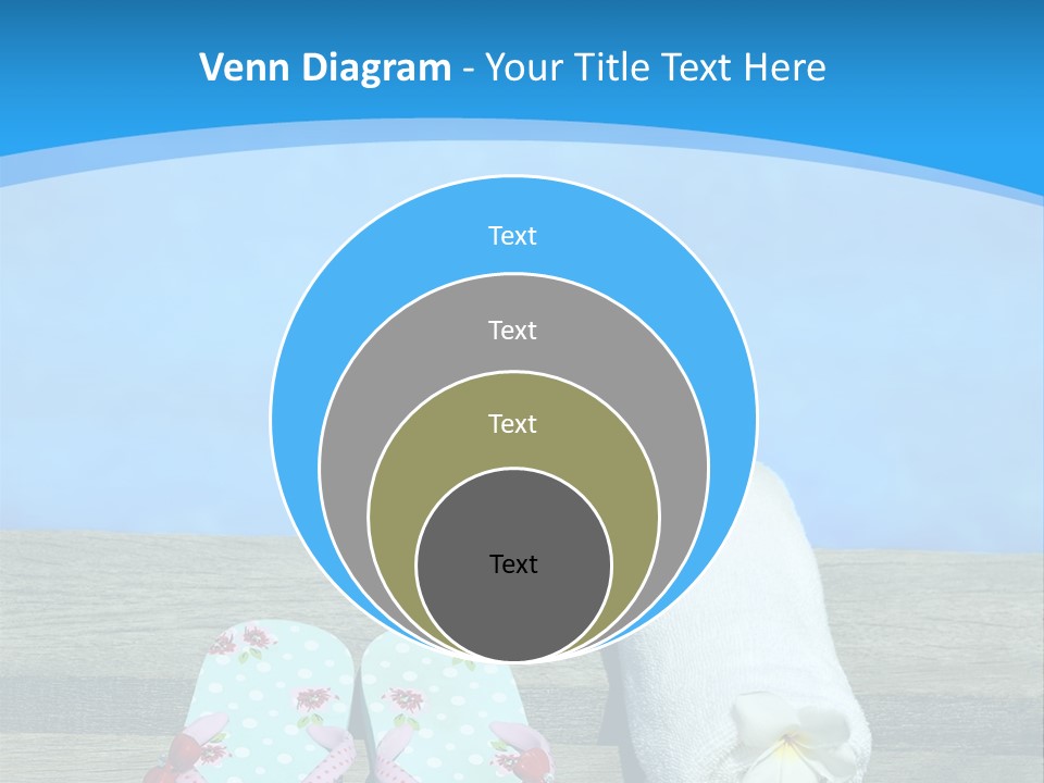 Colour Clothing Ocean PowerPoint Template