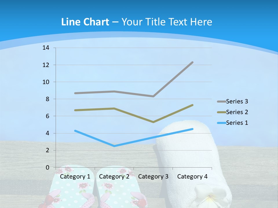 Colour Clothing Ocean PowerPoint Template