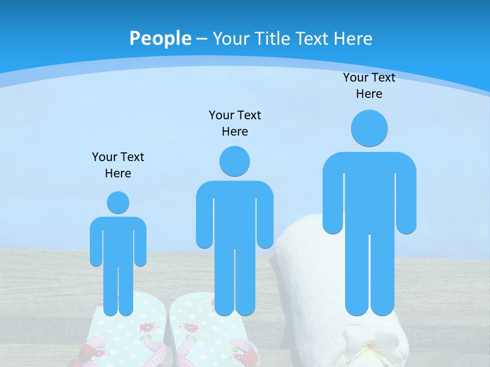 Colour Clothing Ocean PowerPoint Template