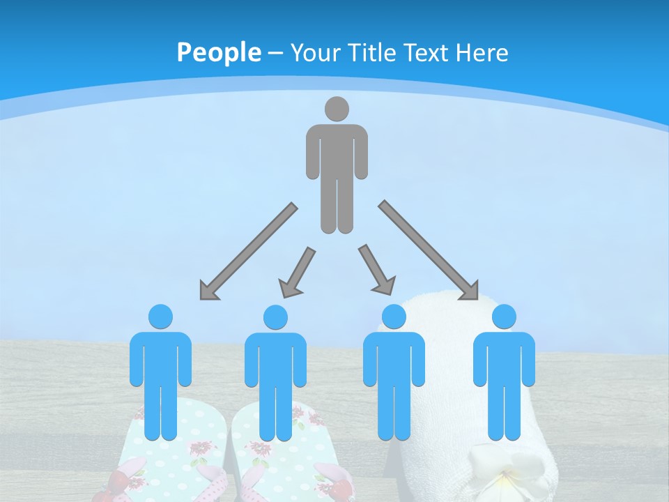 Colour Clothing Ocean PowerPoint Template