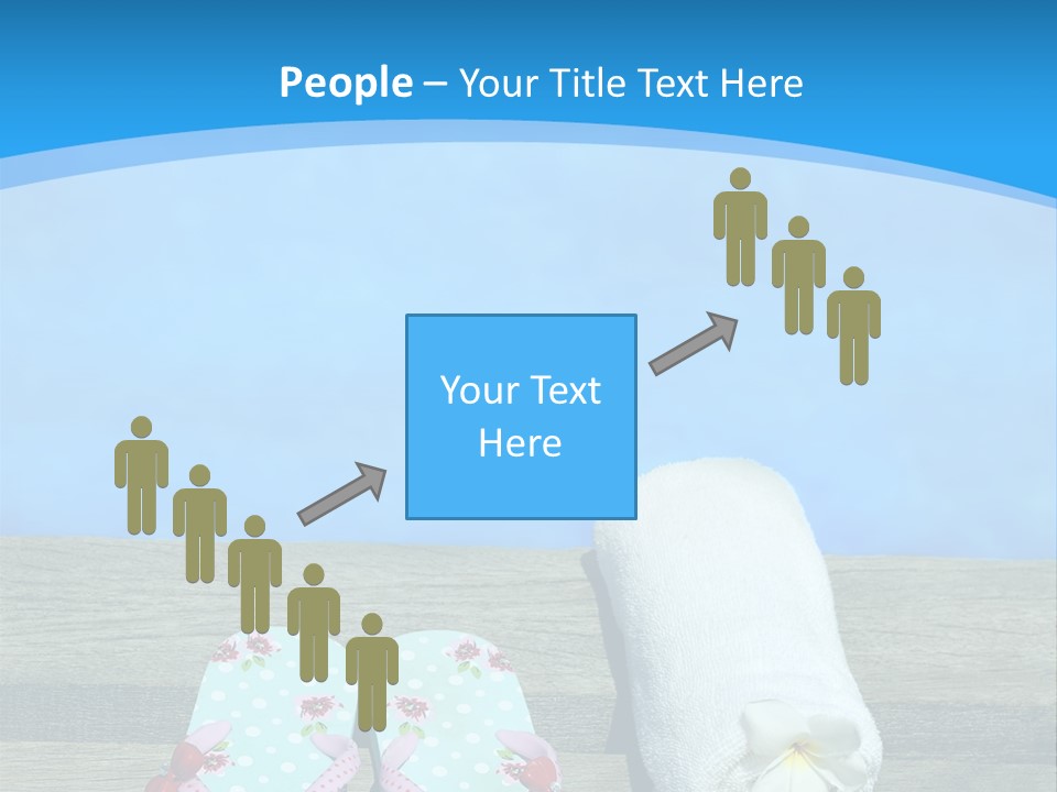 Colour Clothing Ocean PowerPoint Template