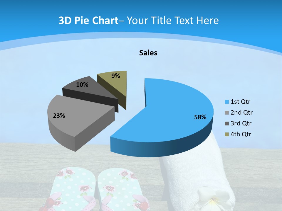 Colour Clothing Ocean PowerPoint Template