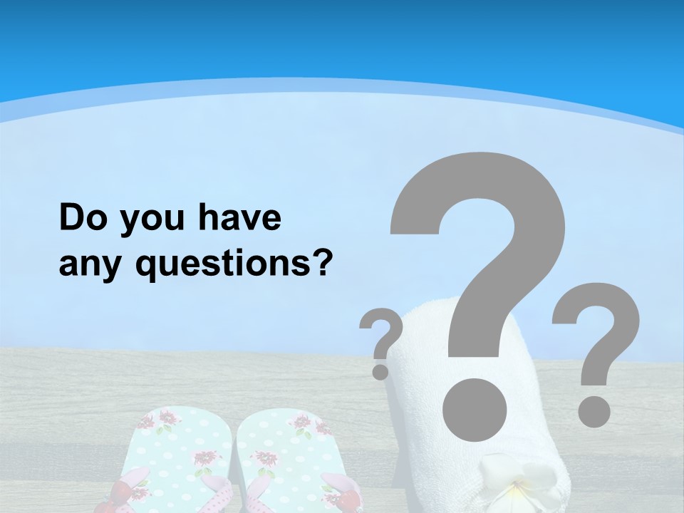 Colour Clothing Ocean PowerPoint Template