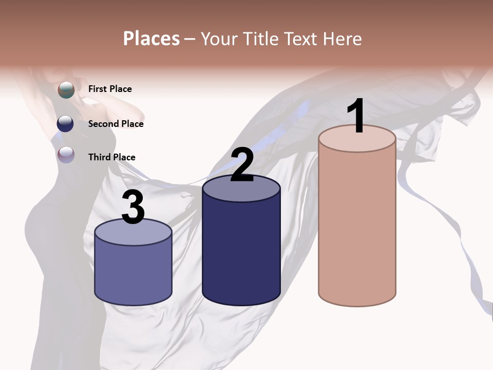 Model Sensual Female PowerPoint Template