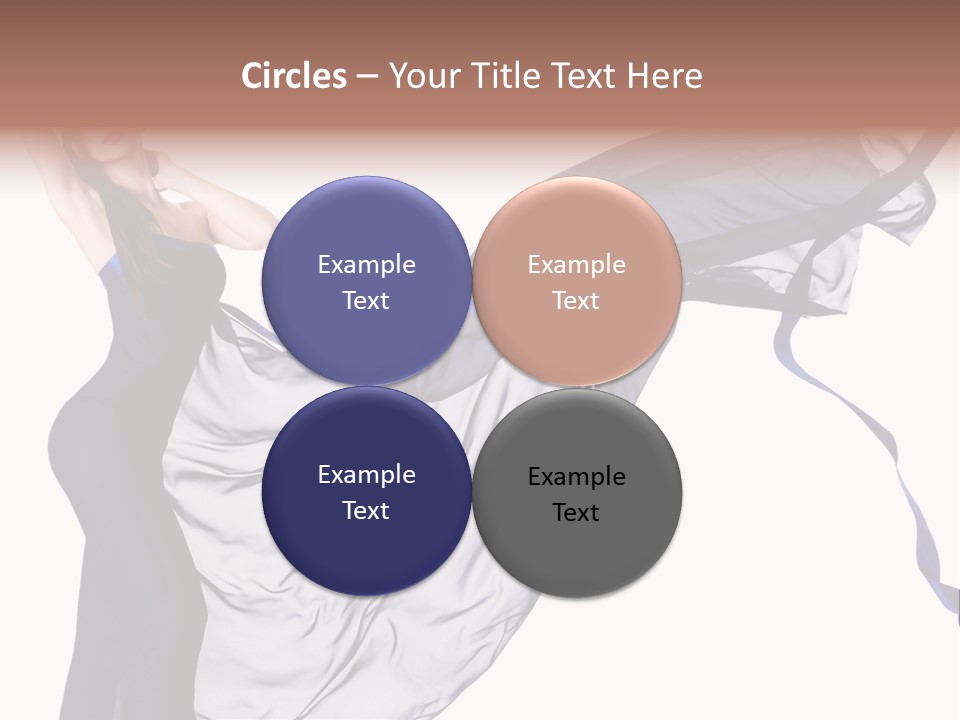 Model Sensual Female PowerPoint Template