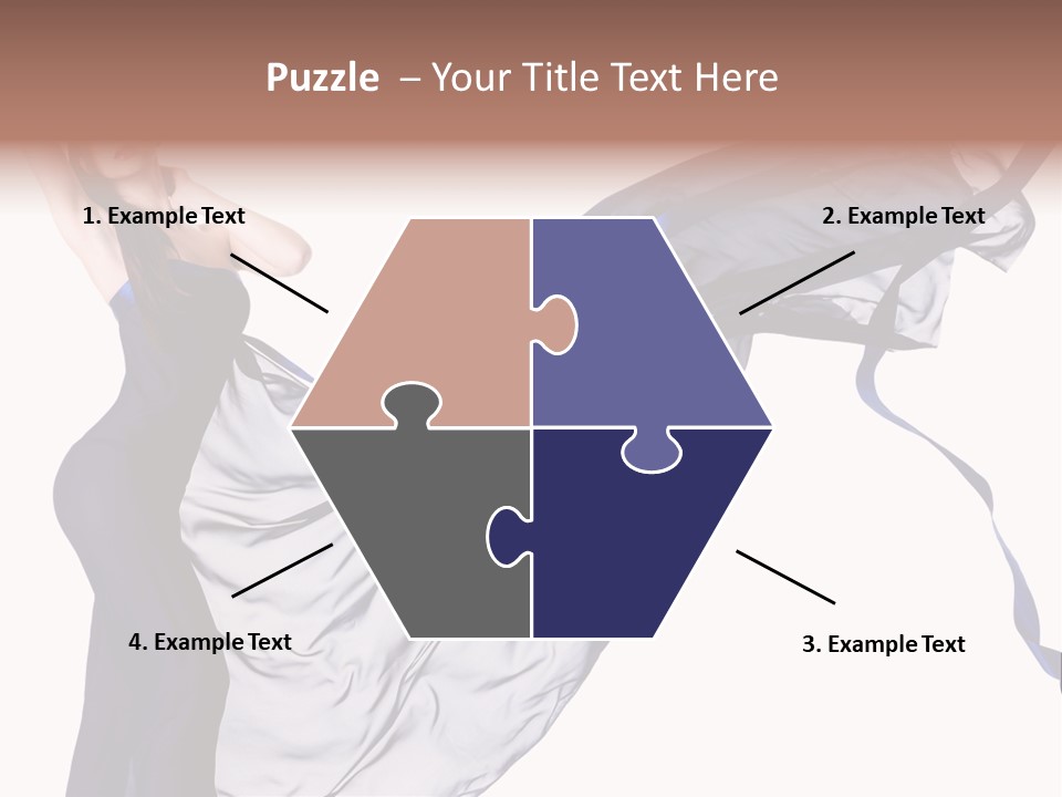 Model Sensual Female PowerPoint Template