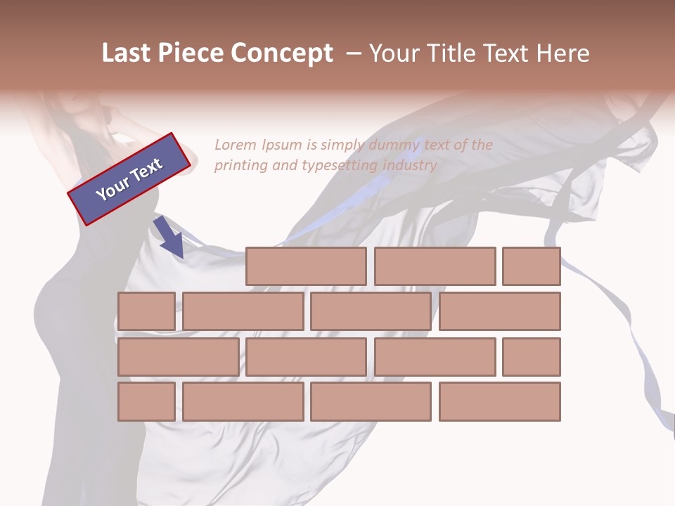 Model Sensual Female PowerPoint Template