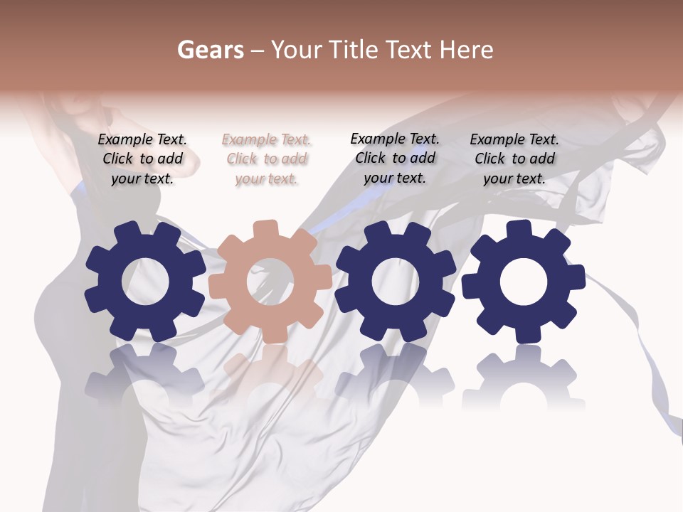 Model Sensual Female PowerPoint Template