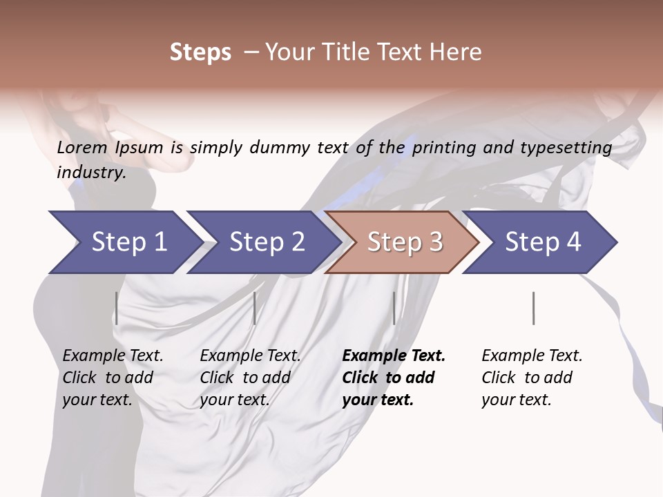 Model Sensual Female PowerPoint Template
