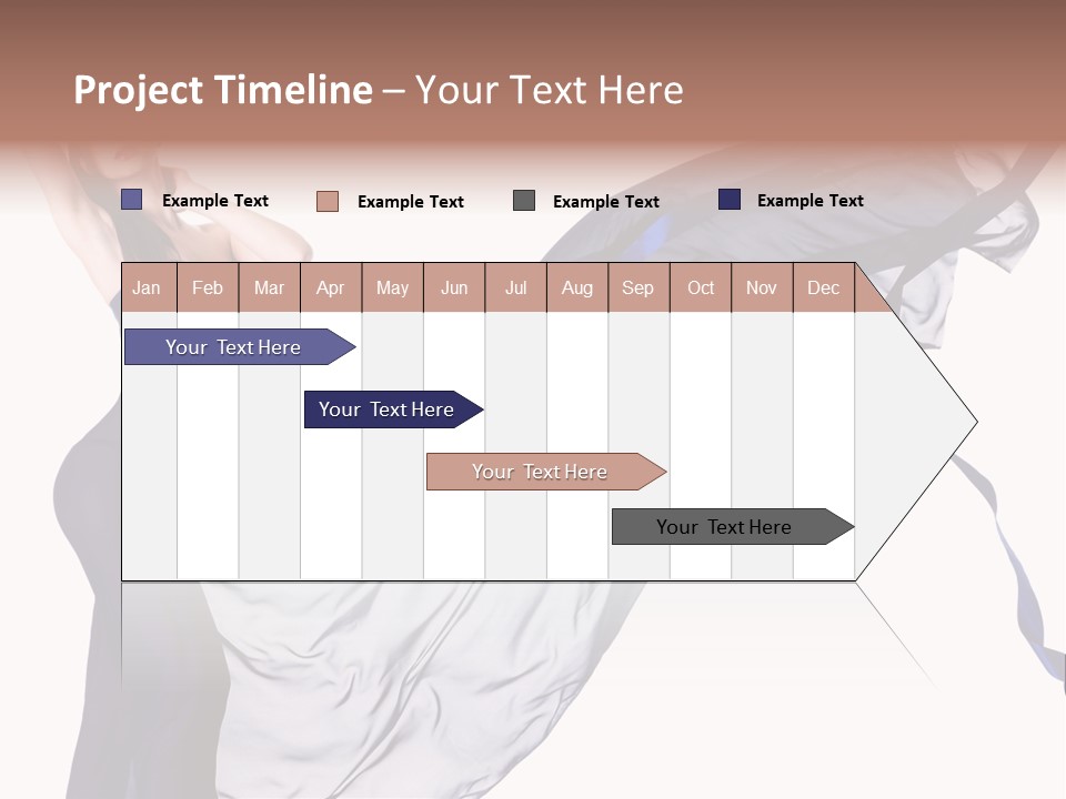 Model Sensual Female PowerPoint Template