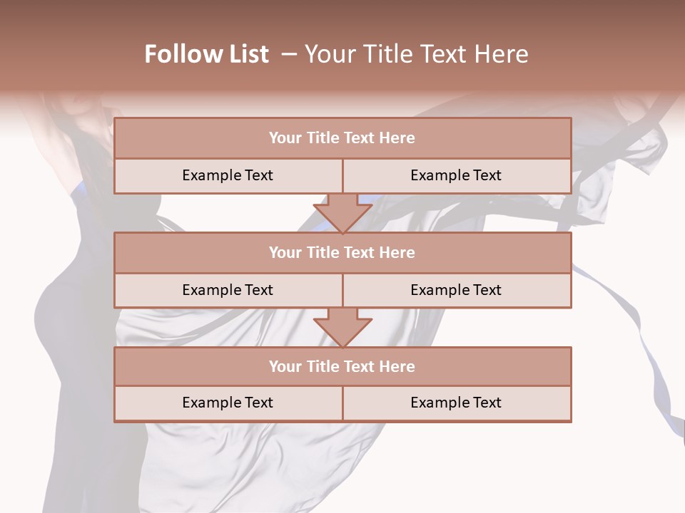 Model Sensual Female PowerPoint Template