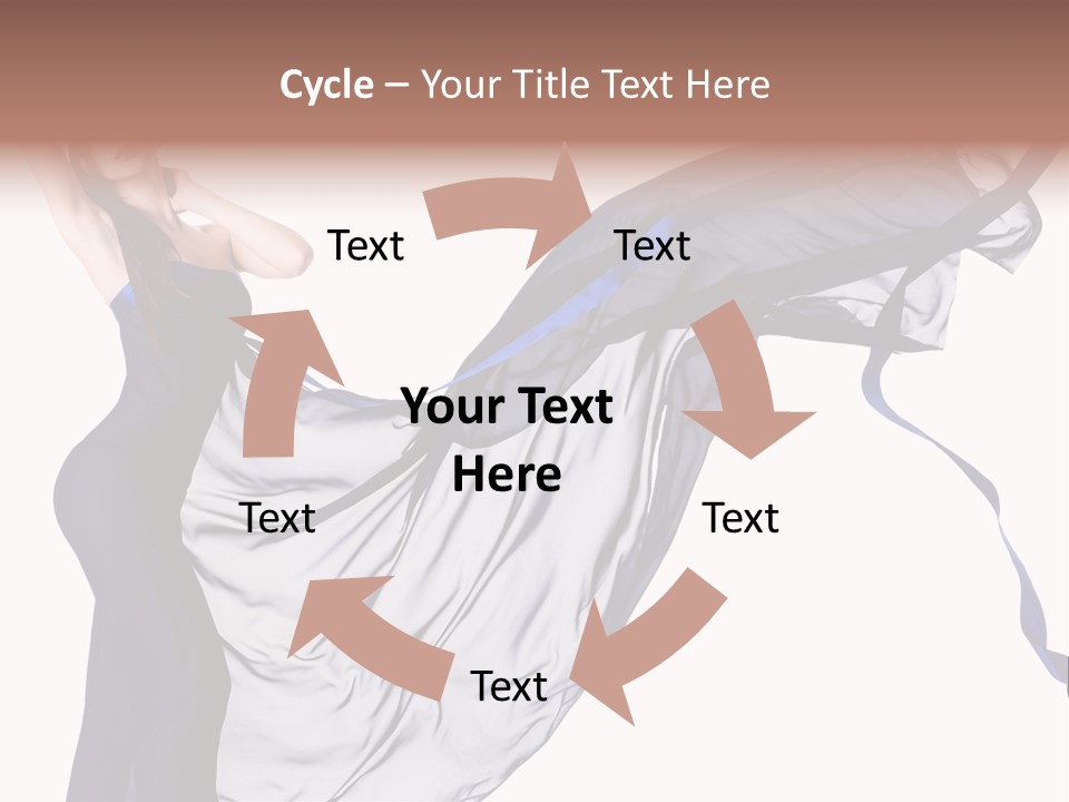 Model Sensual Female PowerPoint Template