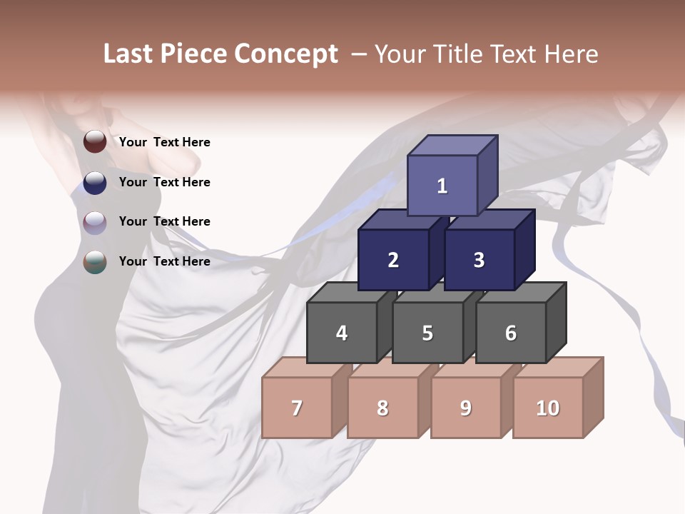 Model Sensual Female PowerPoint Template