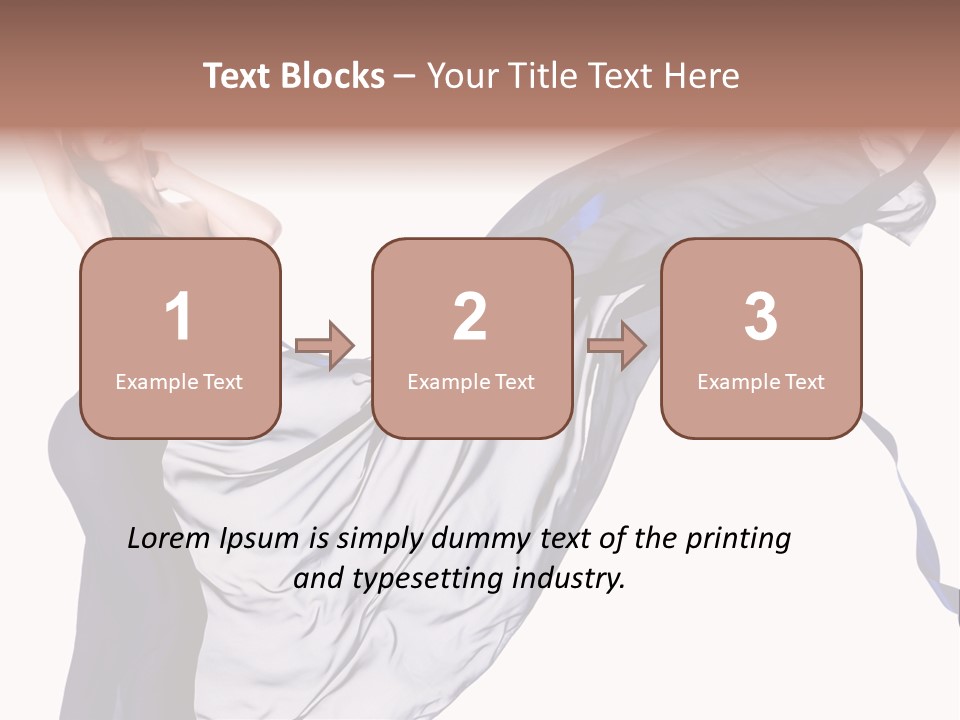 Model Sensual Female PowerPoint Template