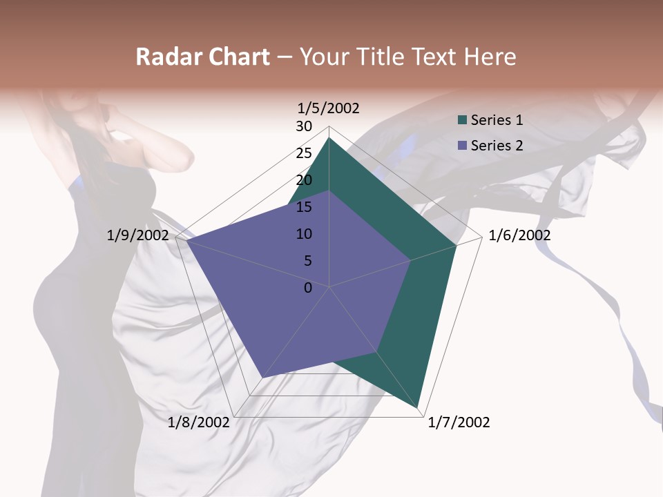 Model Sensual Female PowerPoint Template