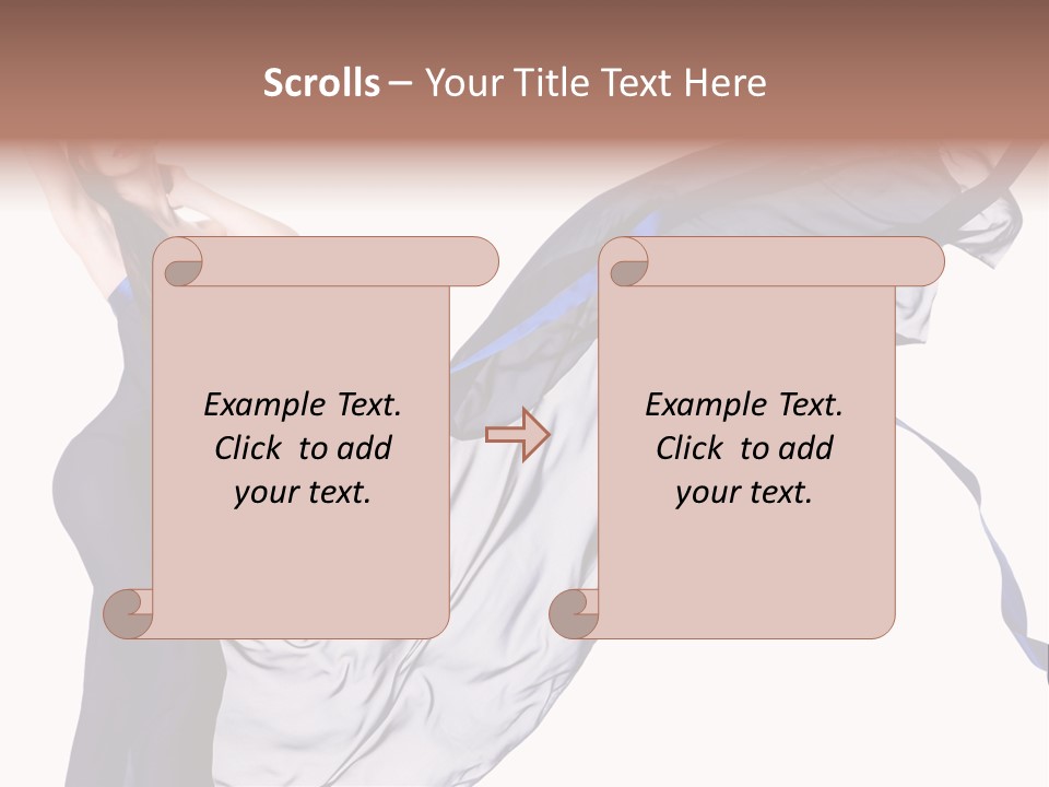 Model Sensual Female PowerPoint Template