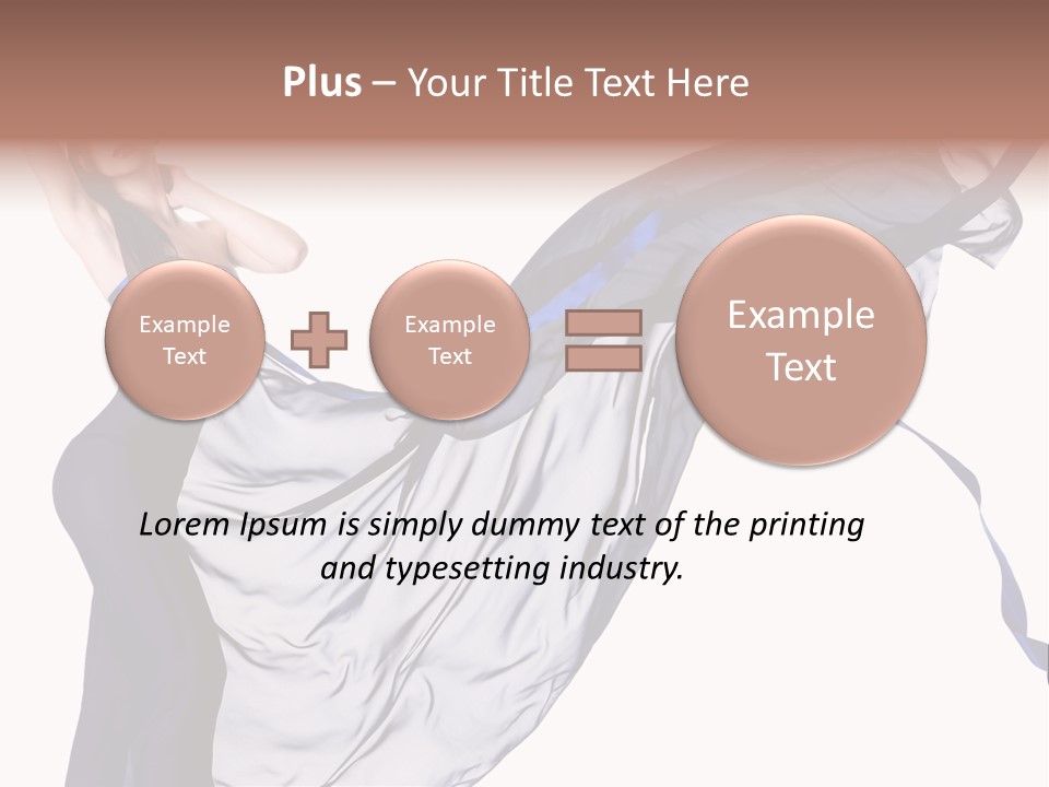 Model Sensual Female PowerPoint Template