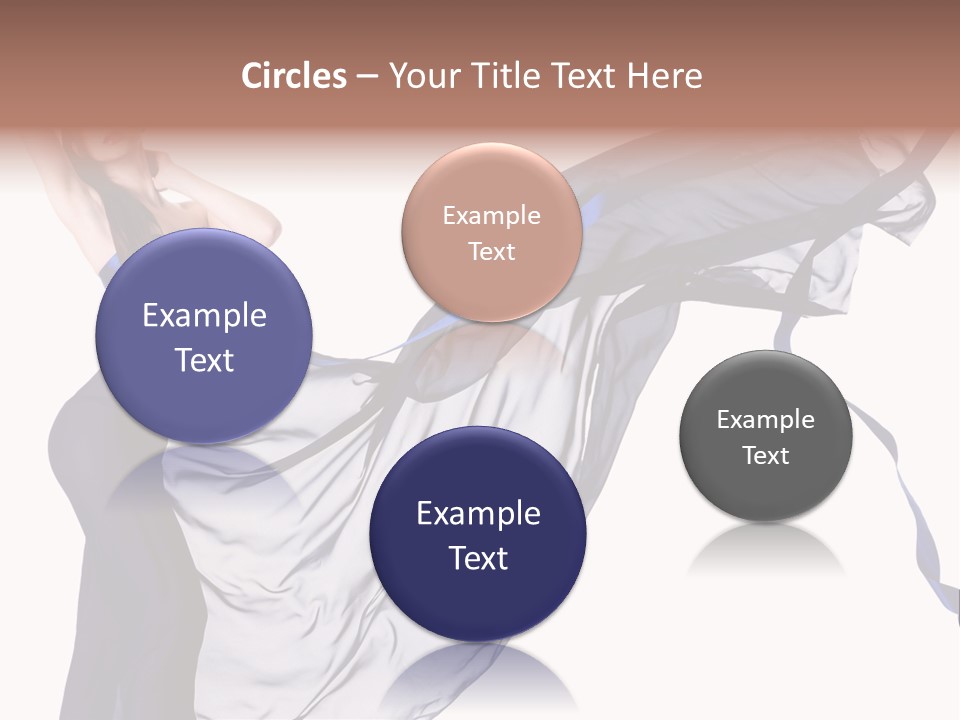 Model Sensual Female PowerPoint Template