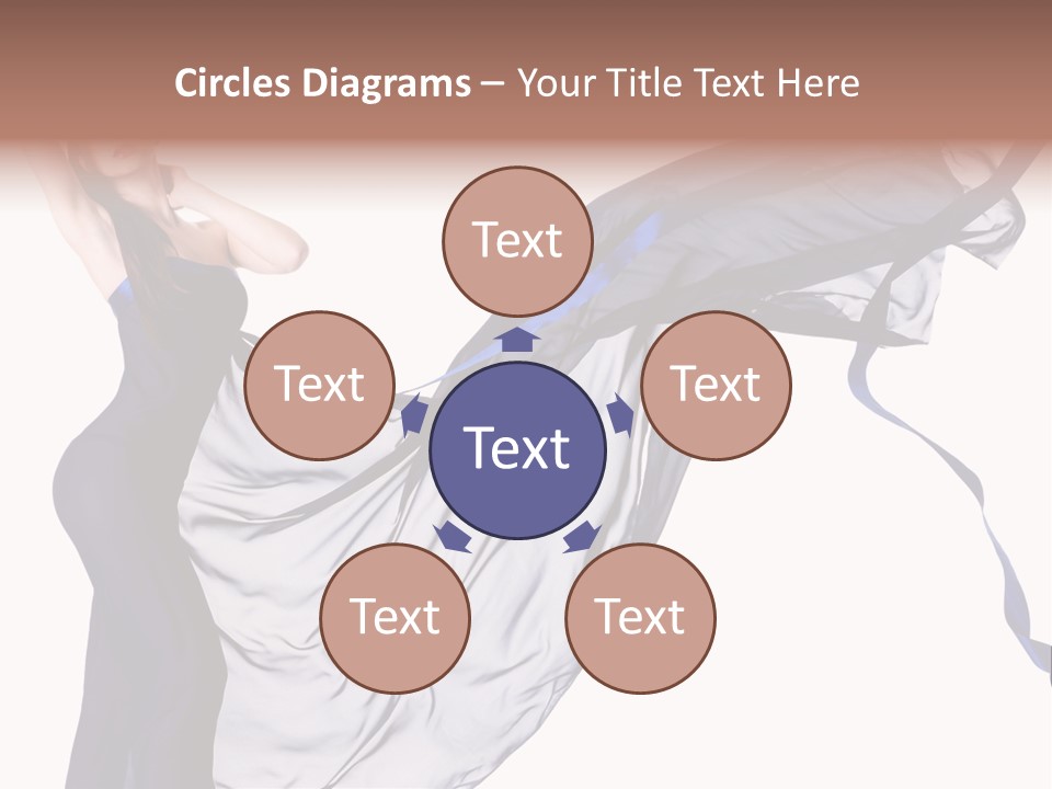 Model Sensual Female PowerPoint Template