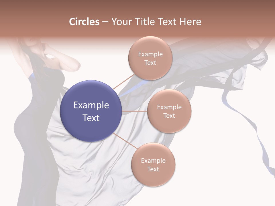 Model Sensual Female PowerPoint Template