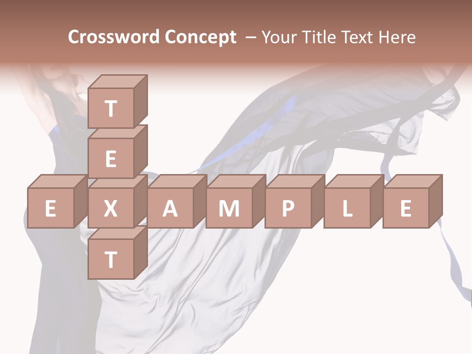 Model Sensual Female PowerPoint Template