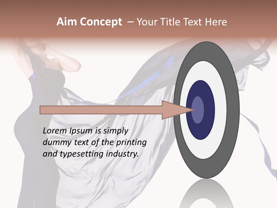 Model Sensual Female PowerPoint Template